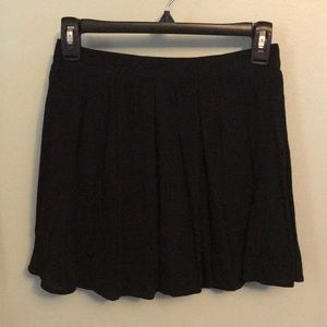 Forever 21 black mini skater skirt